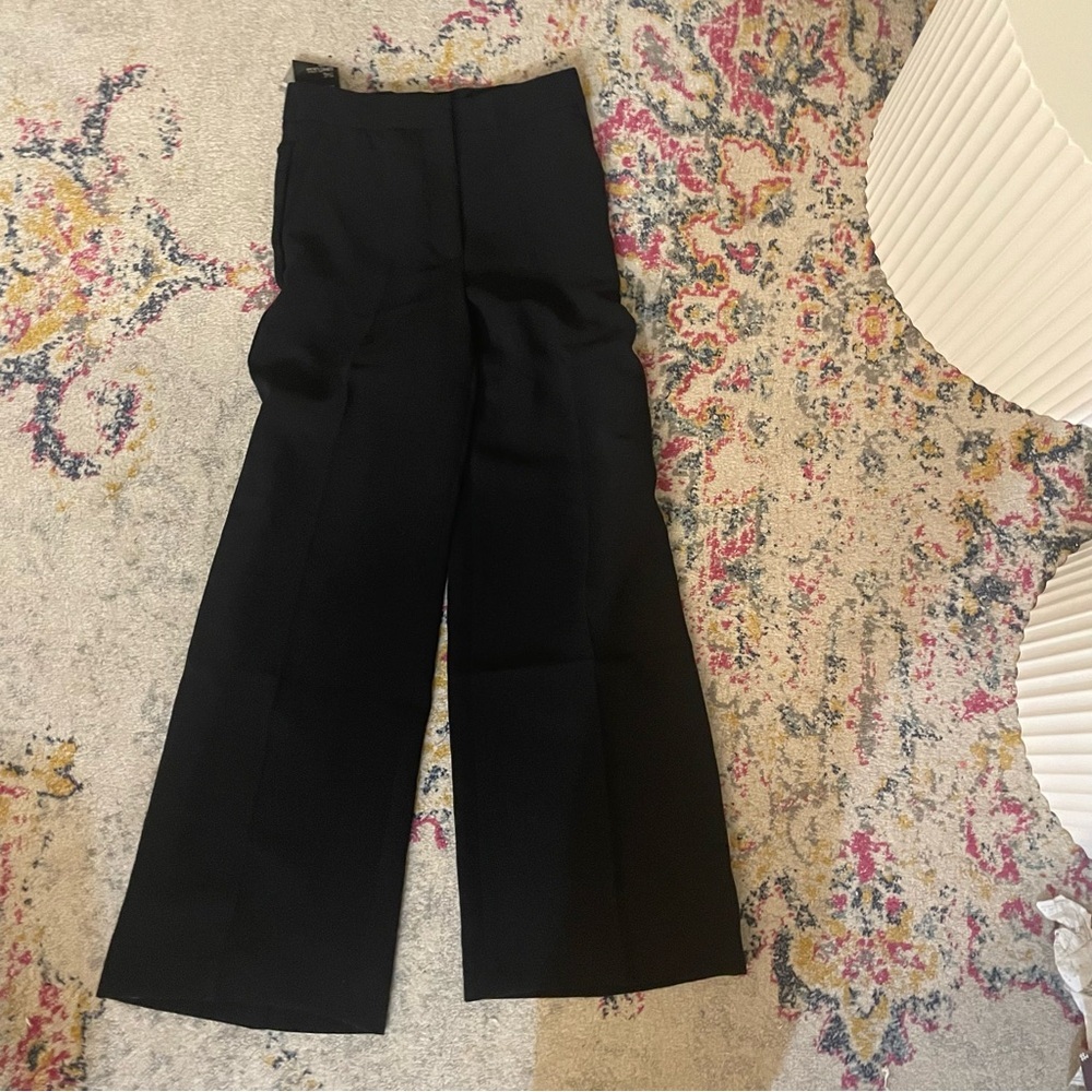 NWT Aritzia Wilfred The Limitless Pant™ Wider in Black Size 6 High Rise Wide Leg - Picture 14 of 14